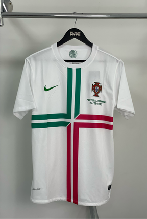 Camiseta Portugal Retrô 2012 Branca - Nike - vista frontal