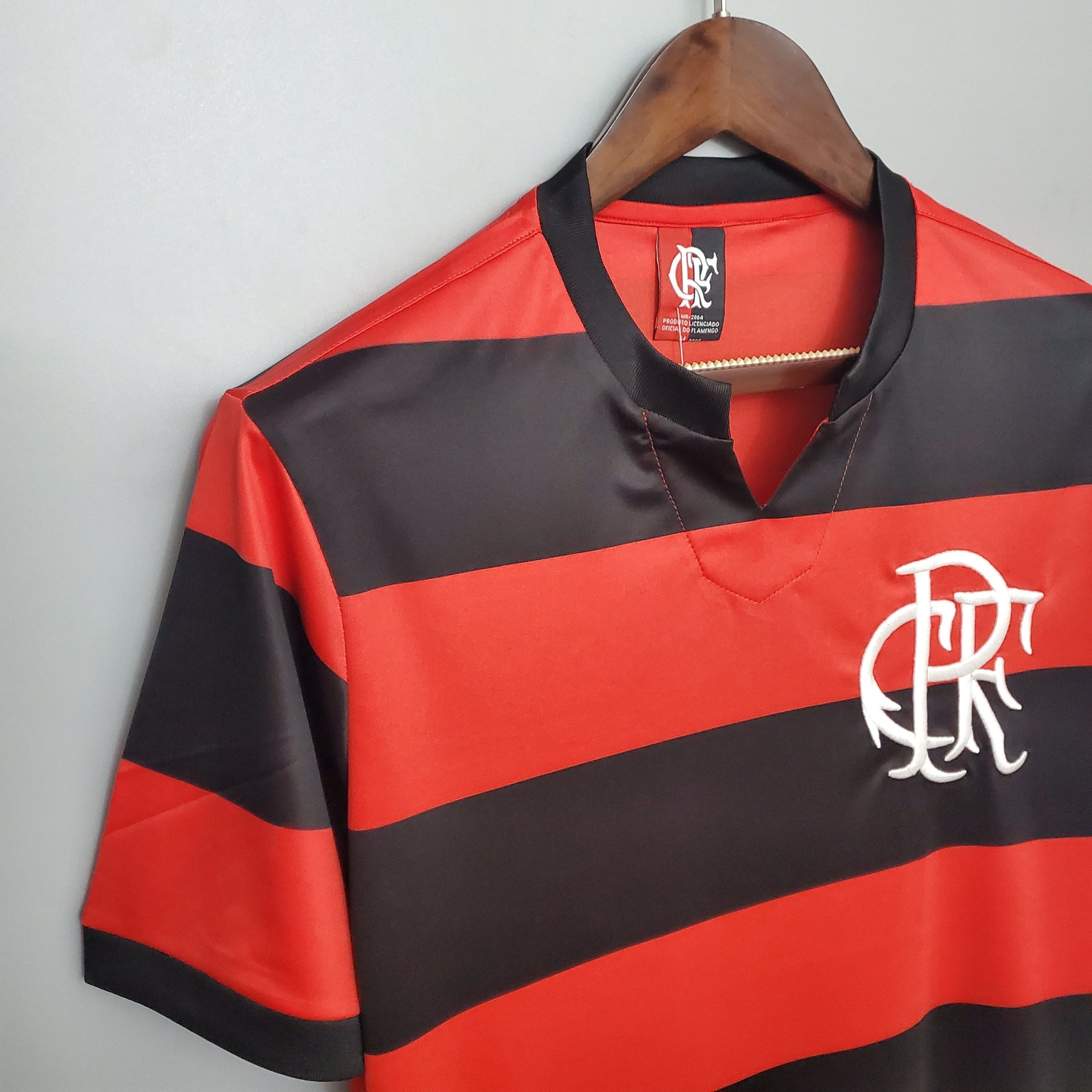 Camiseta Retro Flamengo 78/79 Home - tejido y acabado