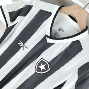 Camiseta Botafogo I 24/25 Femenino - Preto e Branco - vista trasera