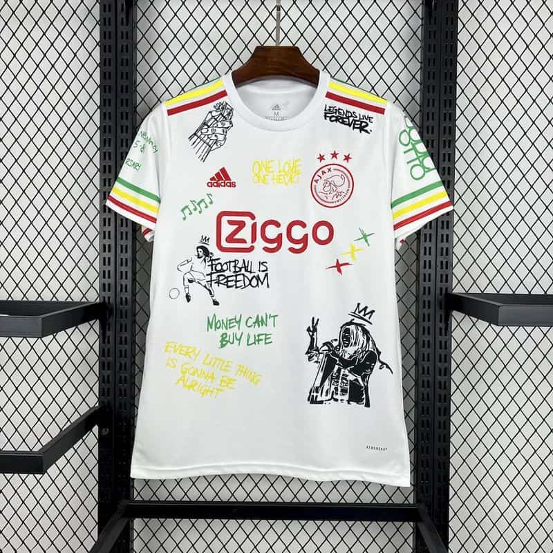 Ajax 2025∕26 Amsterdam Bob Marley 40th Camiseta(6361) - foto principal