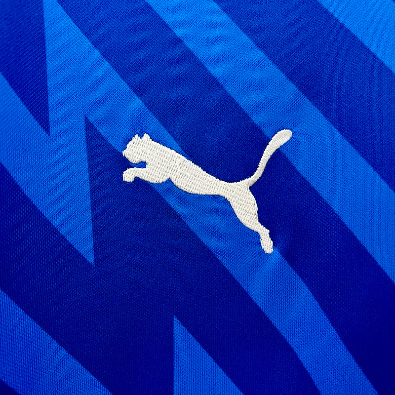 Camiseta 24∕25 Goalkeeper Palmeiras Blue - detalle del cuello