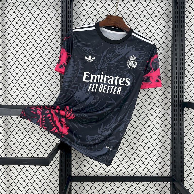 Real Madrid 2024∕25 Black Red Dragon Camiseta S-XXL(2745) - foto principal