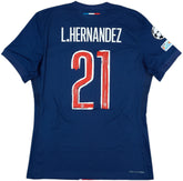 Camiseta Lucas Hernandez PSG 24/25 Home - Champions League - foto principal