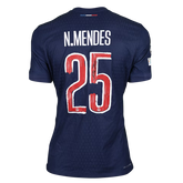 Camiseta Nuno Mendes PSG 24/25 Home - Champions League - foto principal