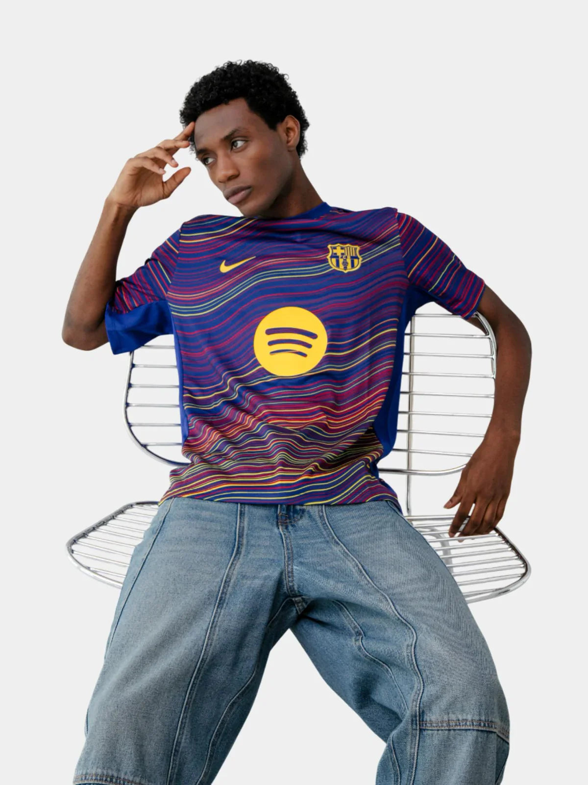 Camiseta Barcelona 25/26 Pre Match - vista frontal