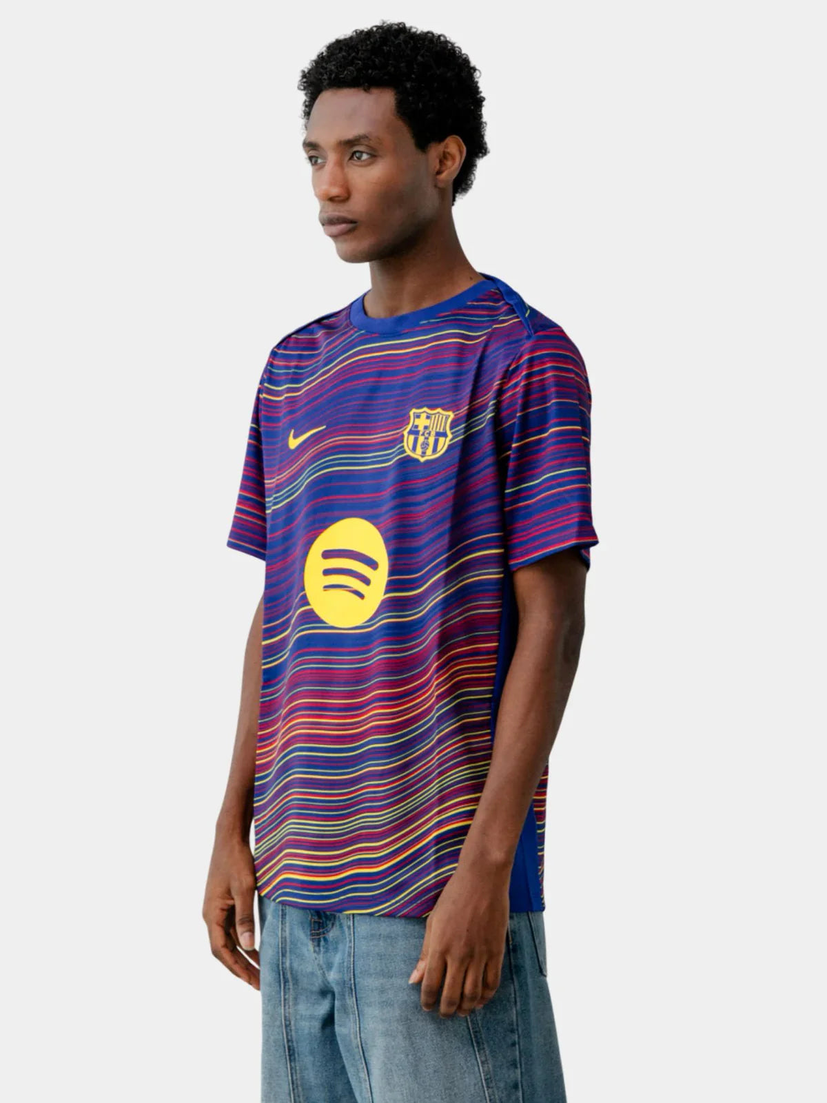 Camiseta Barcelona 25/26 Pre Match - detalle del cuello