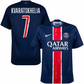 Camiseta Kvaratskhelia PSG 24/25 Home - Champions League - foto principal