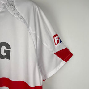 Camiseta São Paulo Retrô 07/08 Home - detalle de la manga