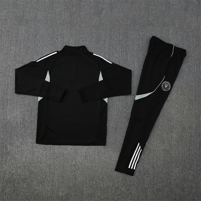 Training Suit Inter Miami 25/26 Black - Winter - detalle del cuello