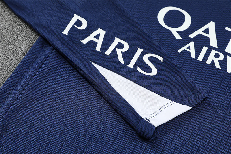 Training Suit PSG 25/26 Blue - Winter - tejido y acabado