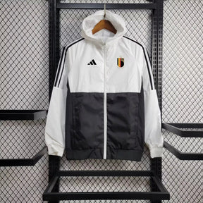 Windbreaker Bélgica 24/25 - Branco e Preto - foto principal