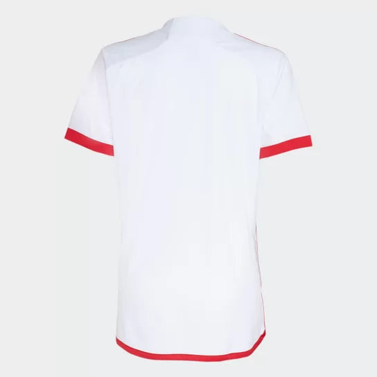 Camiseta Feminina Flamengo Away II 24/25 - Branco - vista frontal