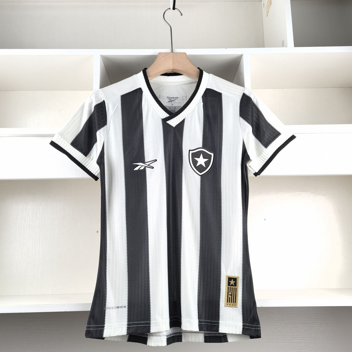 Camiseta Botafogo I 24/25 Femenino - Preto e Branco - foto principal