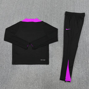 Training Suit England 25/26 Black - Winter - detalle del cuello