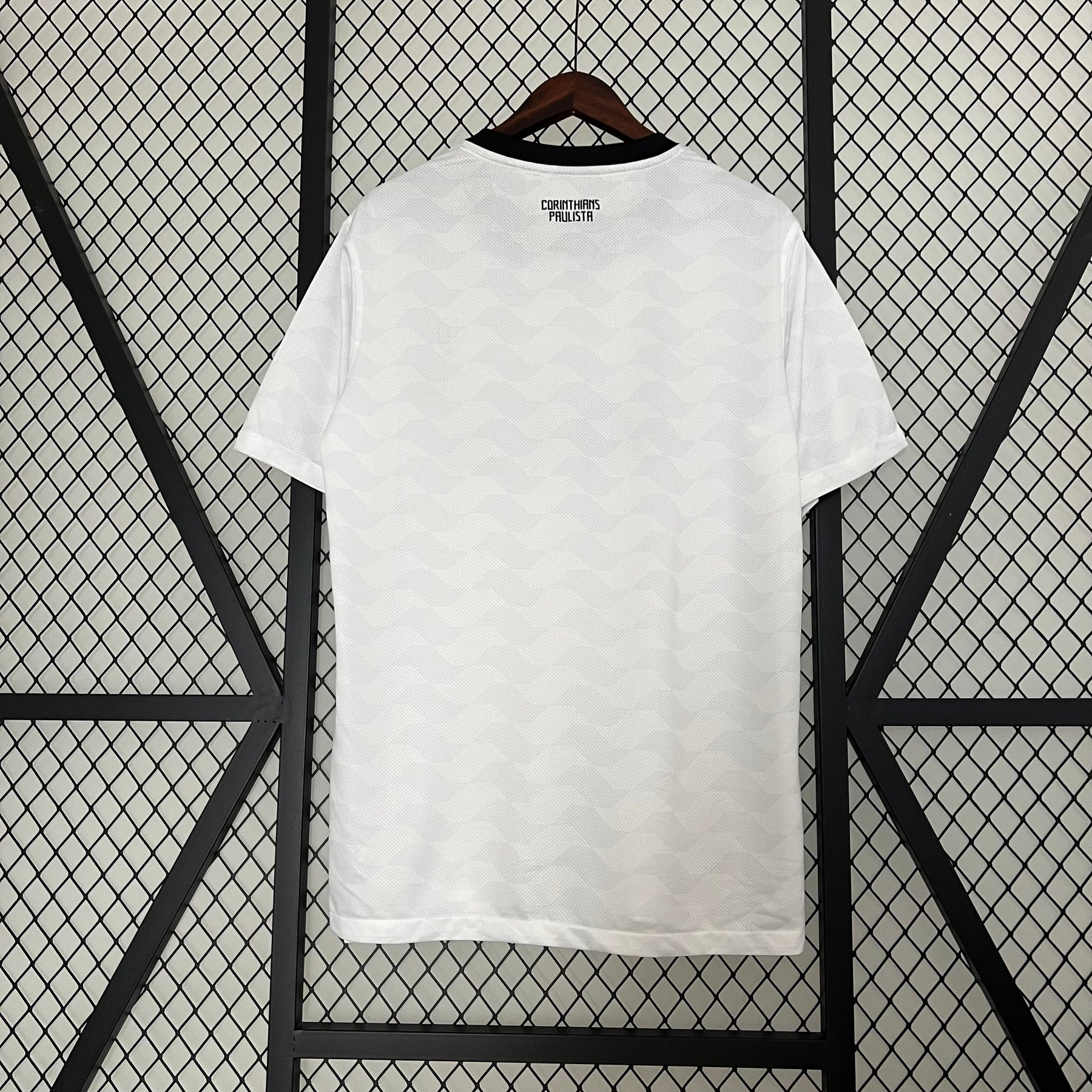 Camiseta Corinthians Retrô 12/13 - Branco - vista frontal