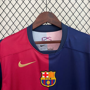 Camiseta Barcelona 24/25 Home I - Cactus Jack - detalle de la manga