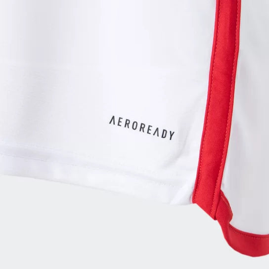 Camiseta Feminina Flamengo Away II 24/25 - Branco - detalle del cuello