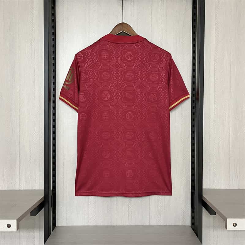 25∕26 FC Bayern 125th Anniversary Red Camiseta S-XXXXL(8EBB) - vista frontal