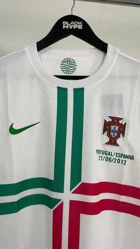 Camiseta Portugal Retrô 2012 Branca - Nike - vista trasera