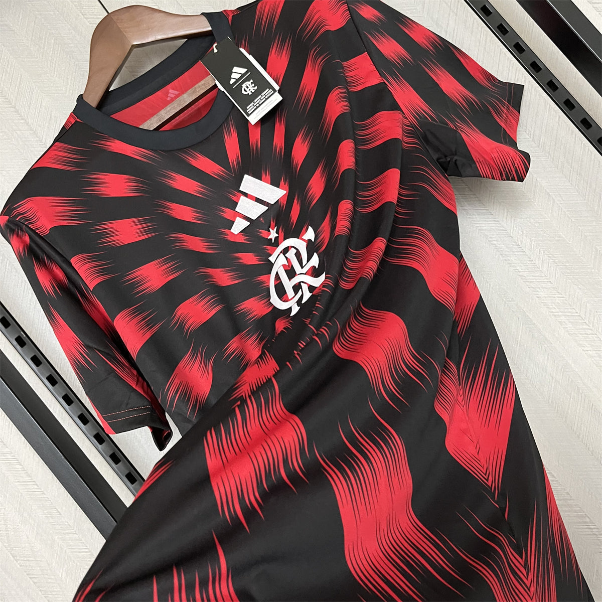 Camiseta Flamengo 25/26 - Treino - detalle del cuello