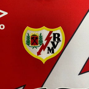 Camiseta do Rayo Vallecano 24/25 Away - detalle del cuello