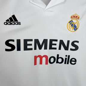 Camiseta do Real Madrid Retrô 2002/03 Home - tejido y acabado