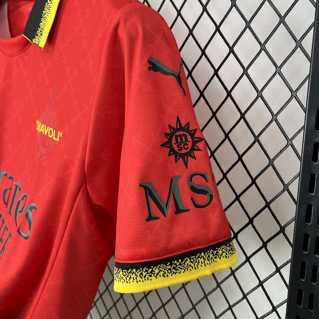 Camiseta AC Milan 25/26 Special Edition - tejido y acabado