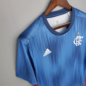 Camiseta Flamengo Retro 2018 - Azul - tejido y acabado