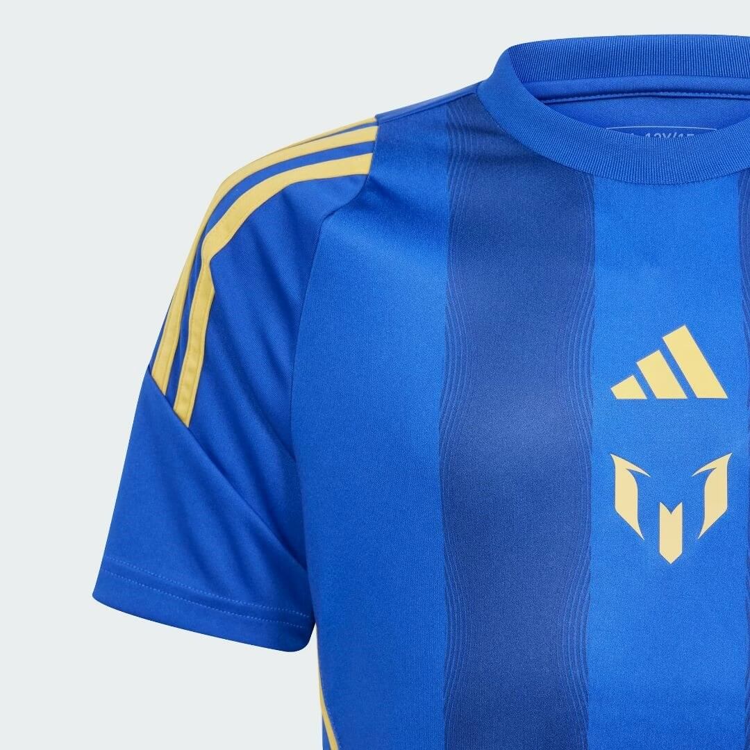 Camiseta Adidas X Messi  “Spark Gen10s” 2024/25 Torcedor Masculino - Azul Royal - vista trasera