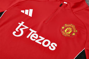 Training Suit Manchester United 25/26 Red - Winter - detalle de la manga