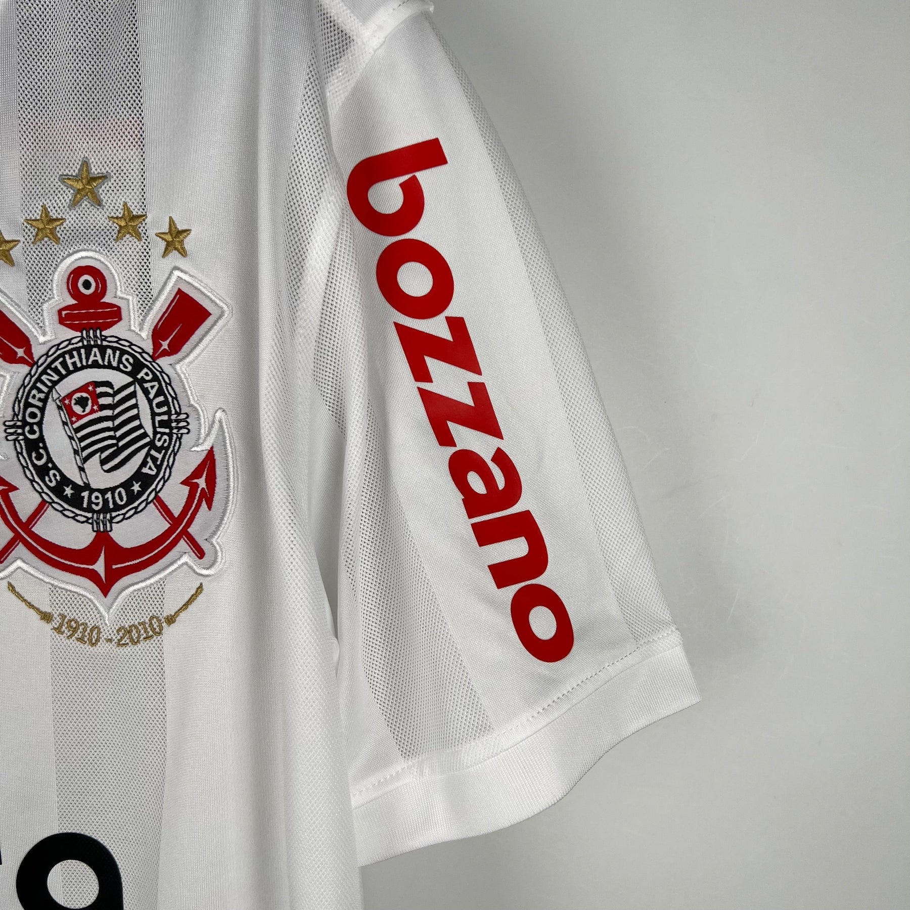 Camiseta Corinthians 2010 Home - detalle de la manga