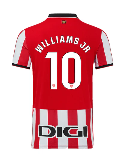 Camiseta Athletic Bilbao 25/26 Home - Nico Willians Jr #10 - foto principal