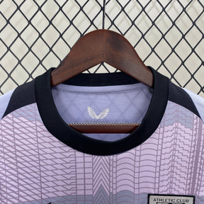 Camiseta Athletic Bilbao 24/25 - Roxo - detalle de la manga