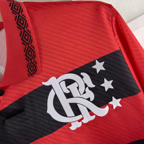 Camiseta Flamengo Retrô 1994 Manga Longa - detalle de la manga