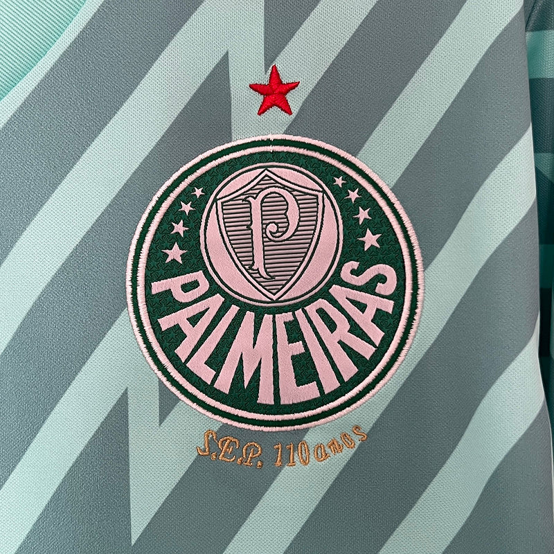 Camiseta 24∕25 Palmeiras Goalkeeper S-4XL(9F96) - detalle de la manga