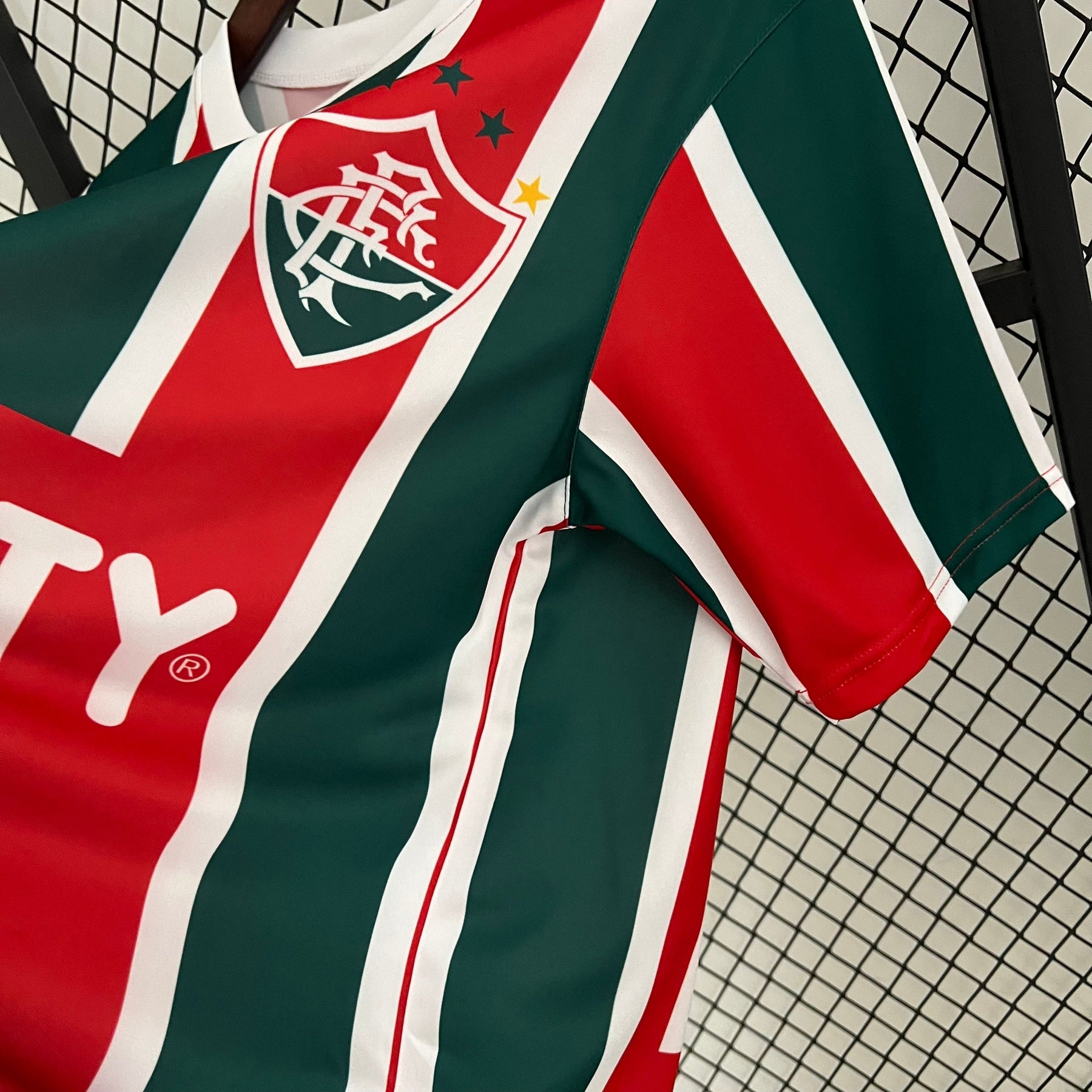 Camiseta Retro Fluminense 1993 - tejido y acabado