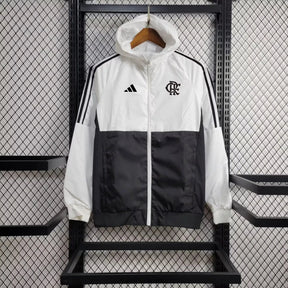 Windbreaker Flamengo 24/25 - Branco e Preto - foto principal