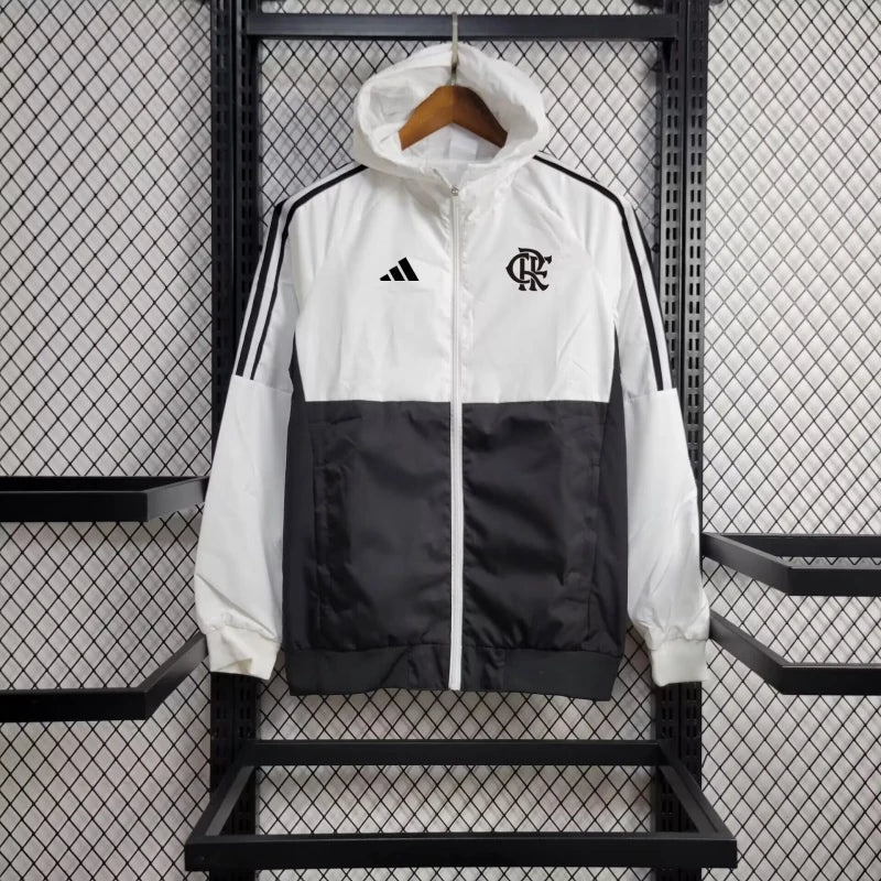 Windbreaker Flamengo 24/25 - Branco e Preto - foto principal