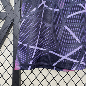 Camiseta Athletic Bilbao 24/25 - Roxo e Rosa - tejido y acabado
