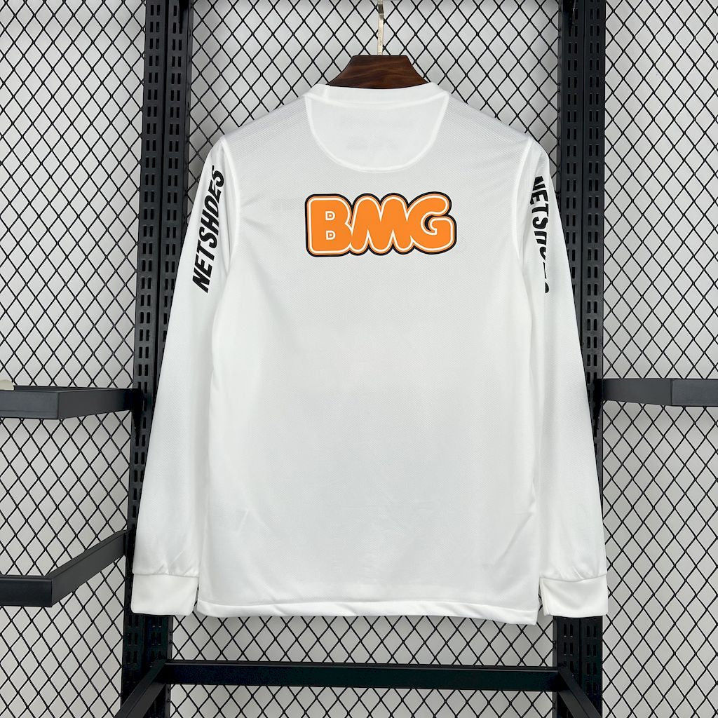 Camiseta Santos Long sleeveRetrô 2011/12 Home - vista frontal