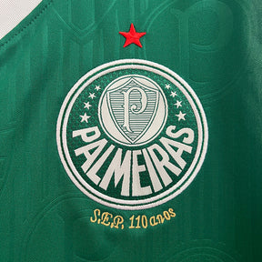 Camiseta 24∕25 Vest Palmeiras home - detalle del cuello