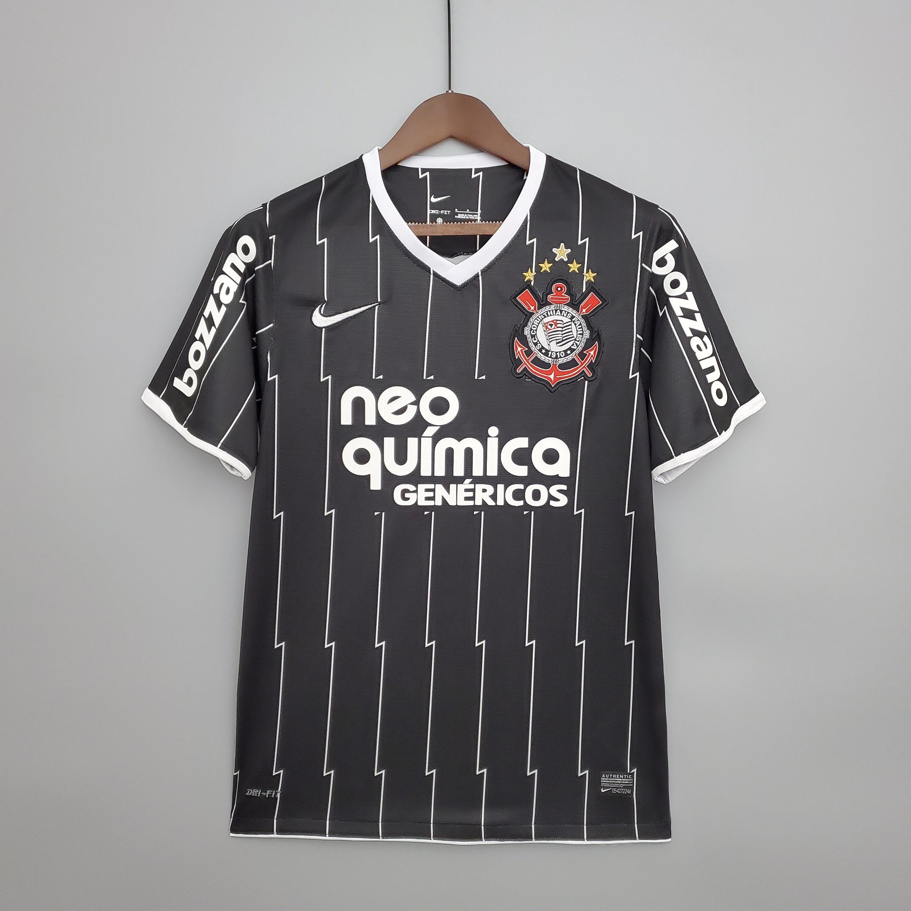 Camiseta Corinthians Retrô 11/12 - Preto - foto principal