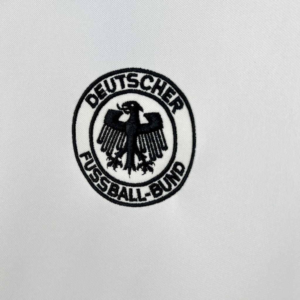 Camiseta Alemanha 1980 Home Retro - detalle del cuello