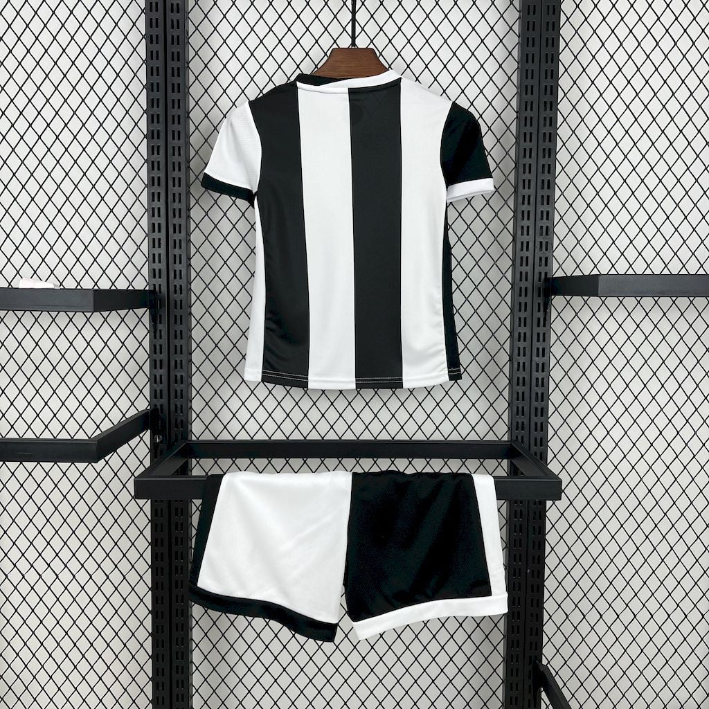 Kids Corinthians 24/25 Third - Preto e Branco - vista frontal