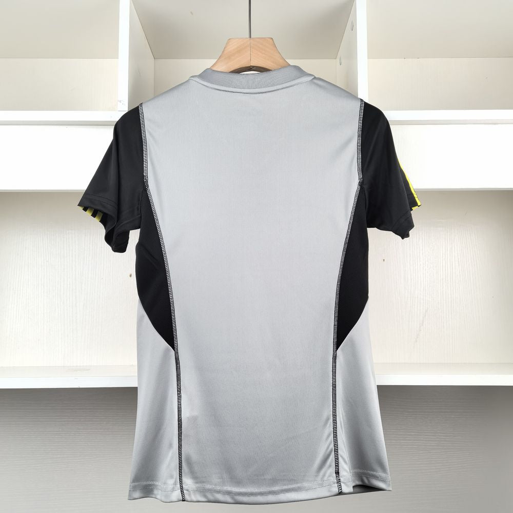 Camiseta 24∕25 Flamengo Treino Femenino - Cinza - vista frontal