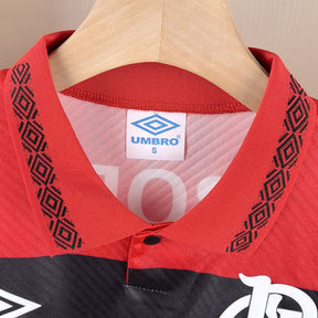 Camiseta Flamengo Retrô 1994 Manga Longa - tejido y acabado