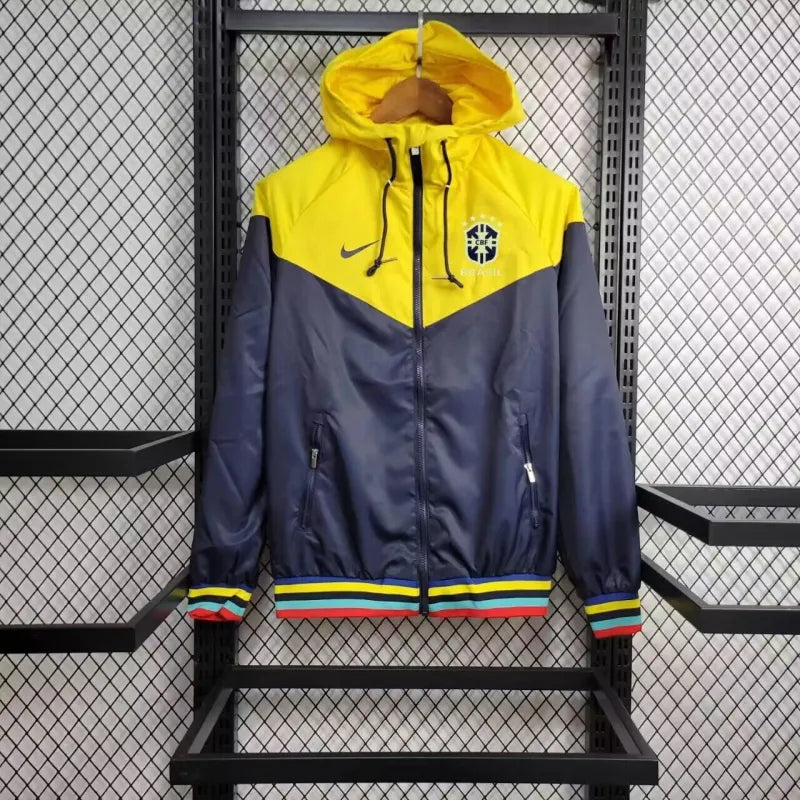 Windbreaker Seleção Brasileira 24/25 - Amarelo e Azul - foto principal