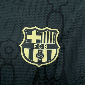 Camiseta FC Barcelona 24/25 Dark Green - detalle del cuello