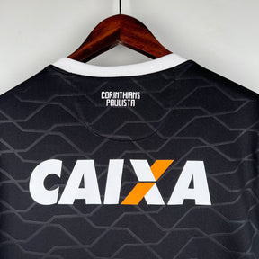 Camiseta Corinthians Retrô 2008 Away - detalle del cuello
