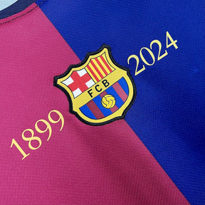 Camiseta FC Barcelona 24/25 125th Anniversary - detalle del cuello